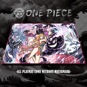 One Piece Playmat – waifus Vibes | 24x14&quot; Gaming Mat | Otaku Desk Setup | Anime Mouse Pad Gift