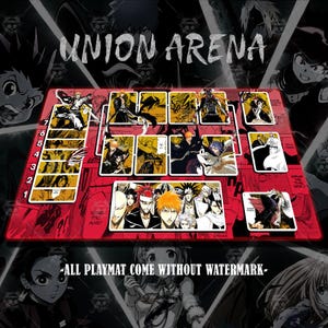 Union Arena Playmat – bleach Vibes | 24x14&quot; Gaming Mat | Otaku Desk Setup | Anime Mouse Pad Gift