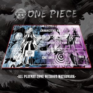 One Piece Krabbeldecke – Reiju Vibes | 60x36cm Gaming Mat | Otaku Schreibtisch Einrichtung | Anime Maus Pad Geschenk