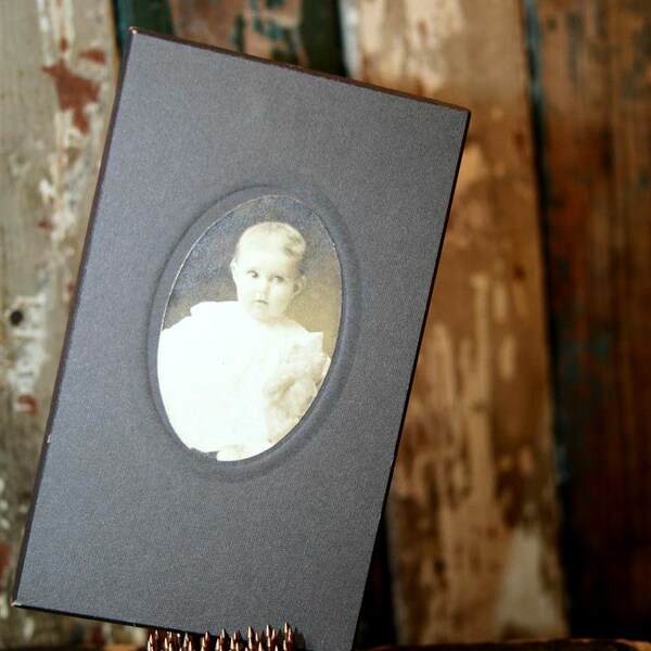 Vintage CDV - Sweet Baby  -  Altered Art, Mixed Media, Assemblage, Jewelry