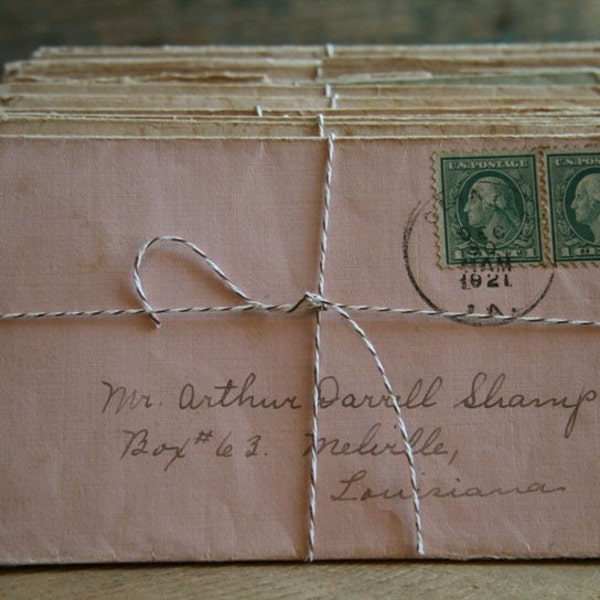 Vintage Envelopes - 1920s - Set of 5 -  Altered Art, Mixed Media, Collage