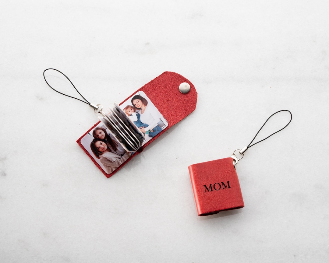 Personalized Photo Album Keychain: Custom Mini Photobook Keepsake, Gift ...