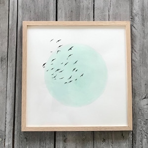 Watercolor birds