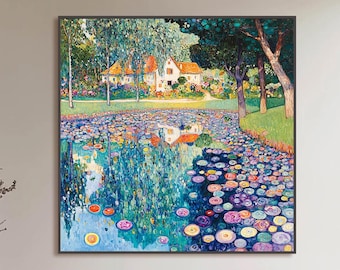 睡蓮 1906 - クロード・モネ手描き油絵、睡蓮の池の風景、平和な風景