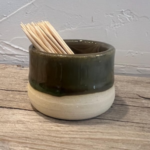 Handmade ceramic toothpick holders