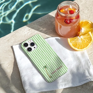 Mahjong Phone Case for Women Mahjong Social Club Mahj Mama Coastal Mahjong Gift Idea Preppy Phone Case Stripe Mahjong Accessory image 4
