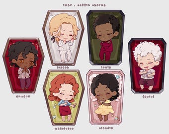 PREORDER - Interview with the Vampire (The Vampire Lestat) Coffin Charms