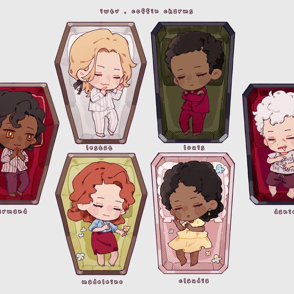 PREORDER - Interview with the Vampire (The Vampire Lestat) Coffin Charms