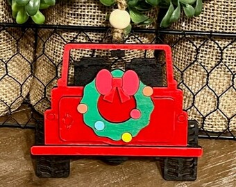 Custom JEEP Christmas Ornament