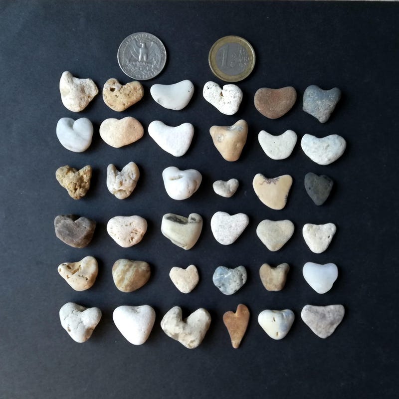 Heart Shaped Rocks - Etsy