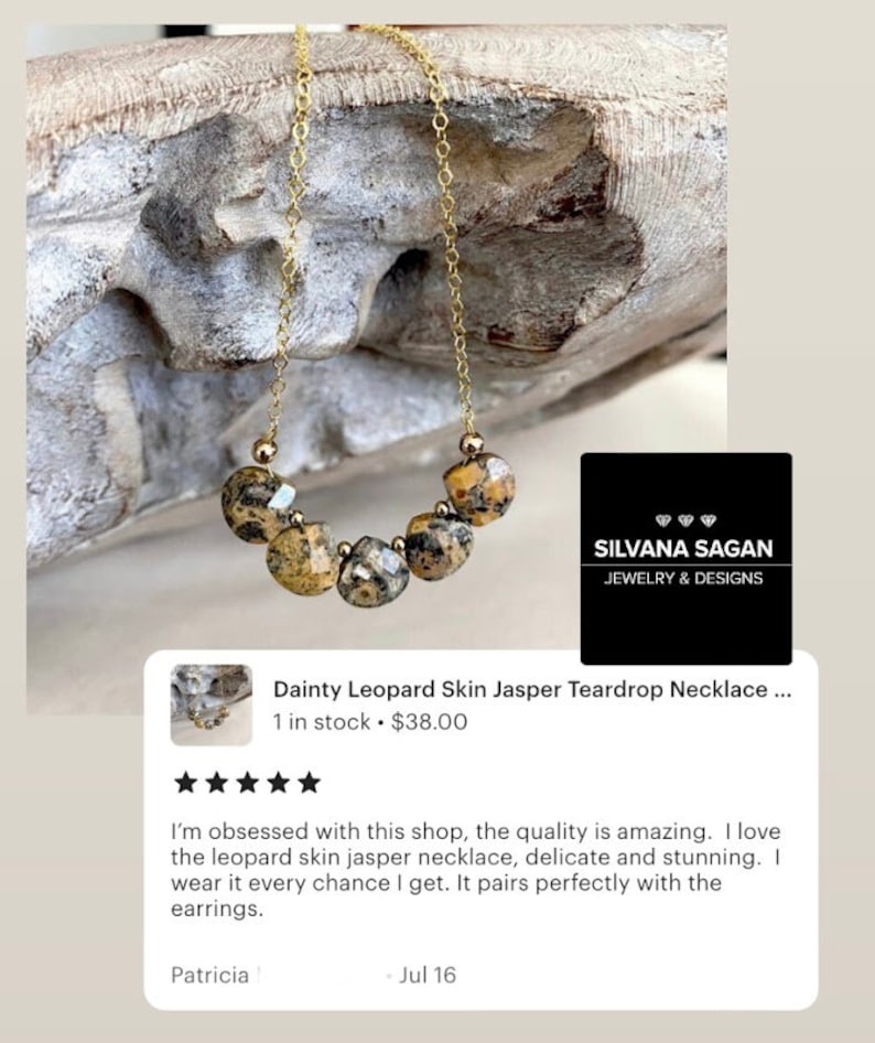 Leopard Skin Jasper Hoop Earrings, Gold Cascading Cluster Gemstone Dangle Earrings, Jewelry Gifts for Her image 7