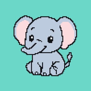 Elephant Baby Blanket - Crochet Pattern