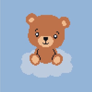 Teddy Bear Baby Blanket - Crochet Pattern