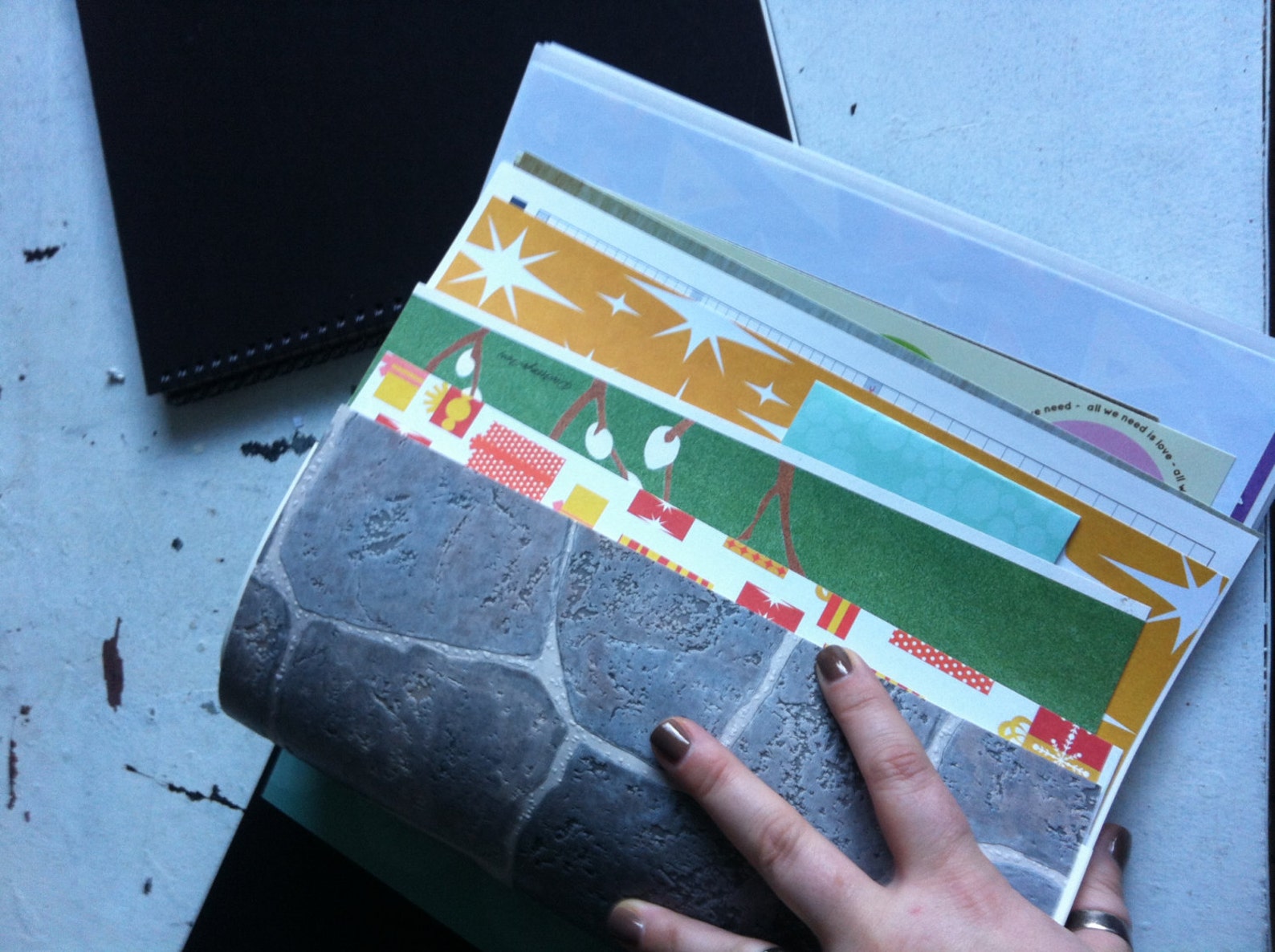 Readytogo Art Journal / Starter Kit Handbound, Mixedpapers Journal