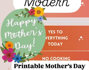 Printable Mother's Day Coupons: 20 Affectionate Gift Ideas