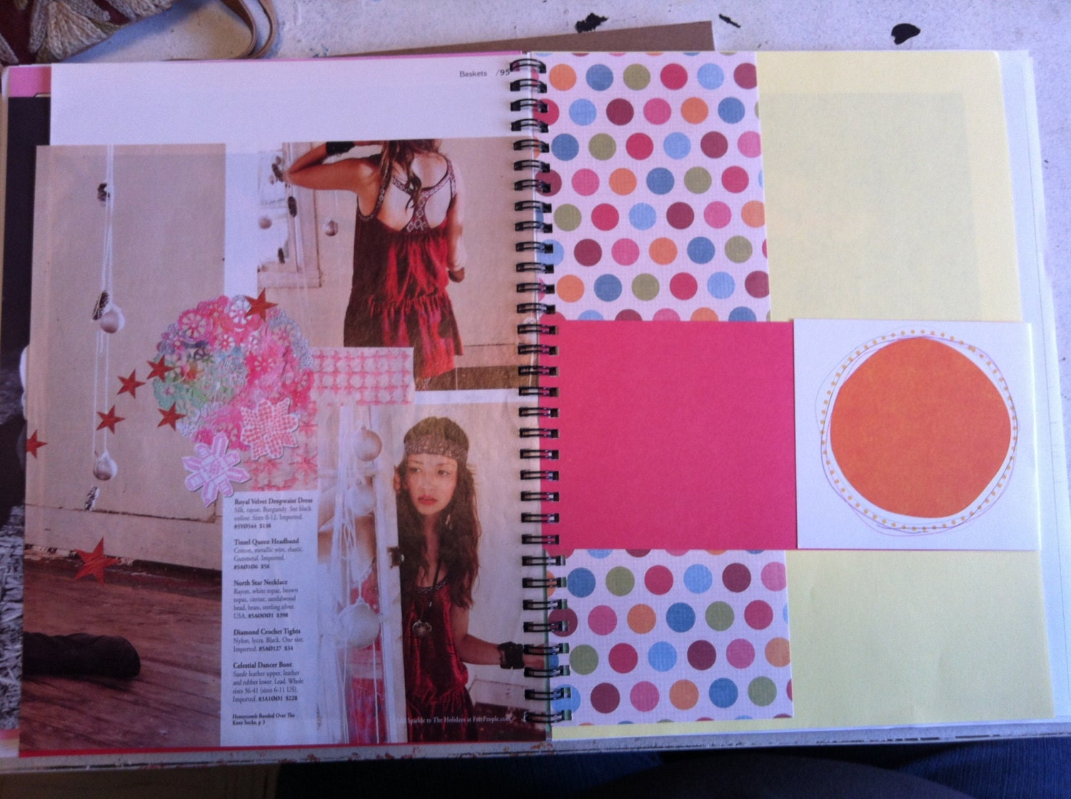 Readytogo Art Journal / Starter Kit Handbound, Mixedpapers Journal