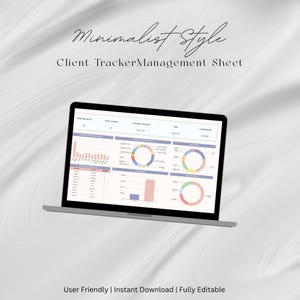 Client Tracker Google Sheet, Editable Client Management Sheet, Small Business Tracker, Business Spreadsheet, Customer Tracking Excel Sheet