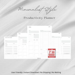 Remarkable Productivity Planner, Digital  Planner PDF Template, Daily Remarkable Planner Template, ADHD Productivity Template