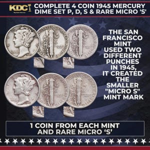 Complete Mercury Dime Set - Etsy