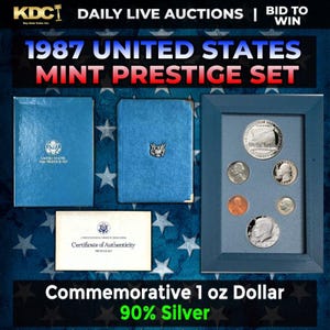 1987 Prestige Coin Set - Etsy