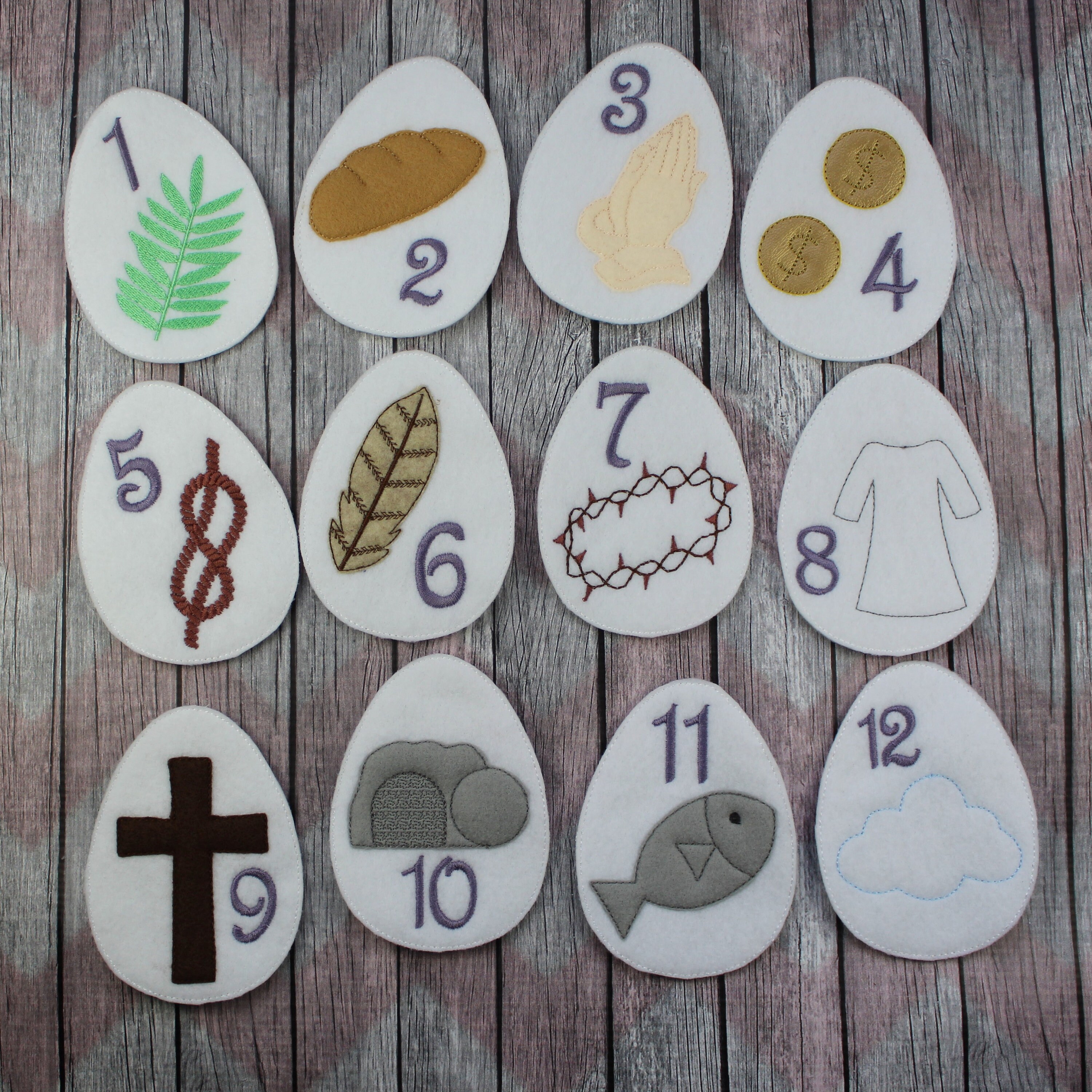 Easter Resurrection Eggs Easter Story Eggs Holy week Lent Etsy