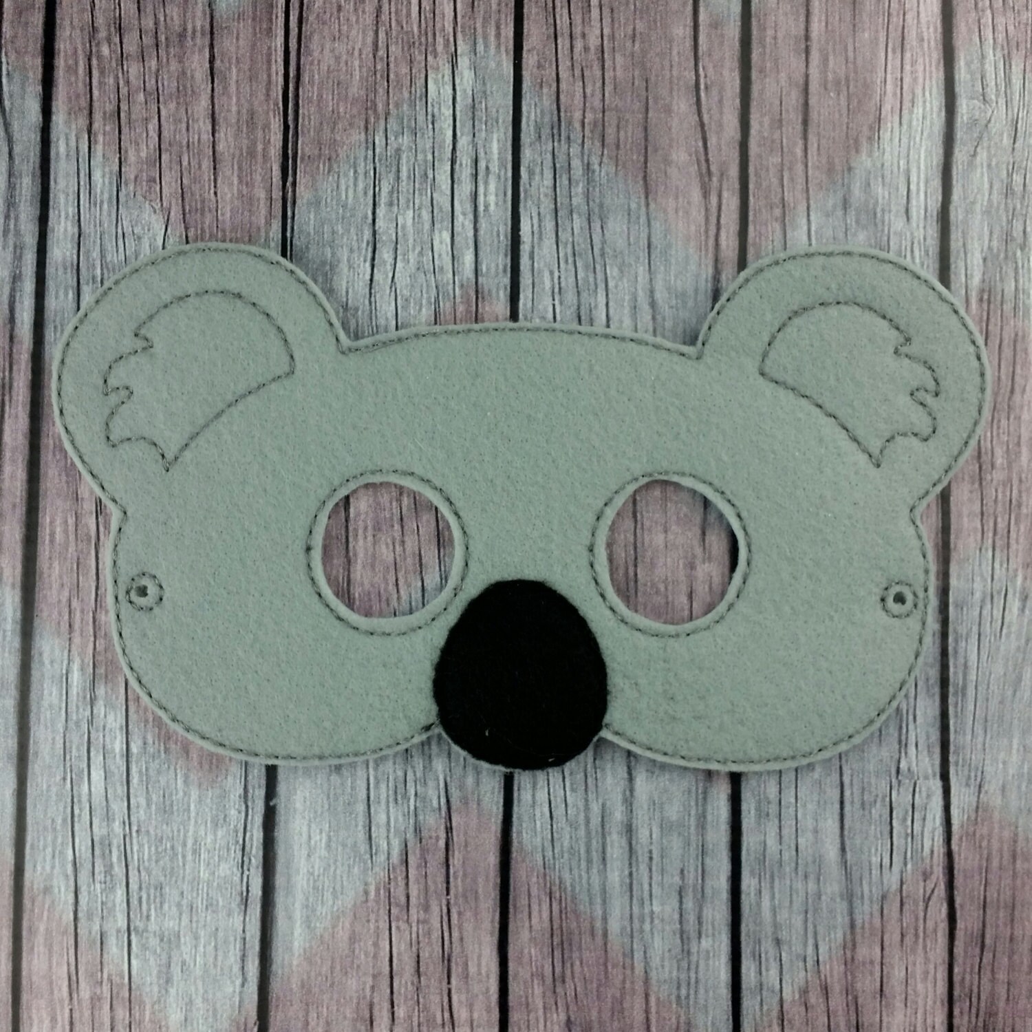 Koala mask exotic animal mask Koala Halloween mask zoo Etsy