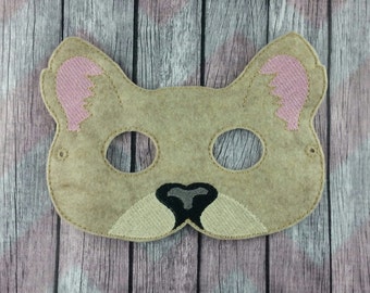 Cougar mask, mountain lion, puma, panther, jungle cat, safari, photo prop, dress up, imaginative pretend play, educational toy, party favor