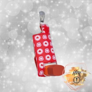 Porte-clés en vinyle marin pour inhalateur pour l'asthme Valentine Hearts