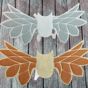 Woodland Owl wings, barn owl costume wings, owlette Halloween costume, children&#39;s costume wings, cos play wings