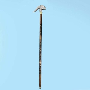 Nautical Vintage Walking Stick with degron Handle Victorian Walking Stick Wooden Canes, Best For Gift