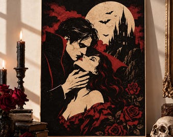 Theatre Des Vampires Art Print Gothic Horror Movie Poster Unframed Poster