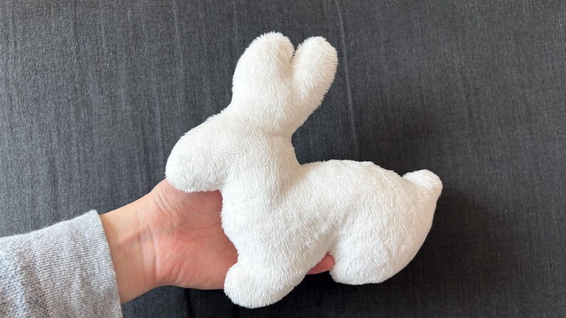 Easter Bunny Sewing Pattern – Fabric Rabbit Plush DIY Tutorial (PDF ...