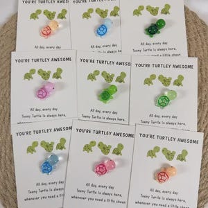 Cute Turtle Pocket Hug, Pocket hug,Letterbox Gift and Card for Our Friend, Miss you, Thinking of you present
