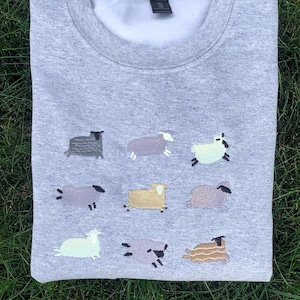 Lost Sheep Embroidered Sweatshirt: Christian Faith Apparel