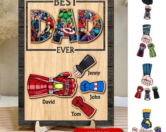 Personalized Superhero Dad Gift, Fathers Day Gift, 2024 Fathers Day Gifts, Dad Superhero, New Dad Gift, Gift For Him, Dad Present Daddy Gift