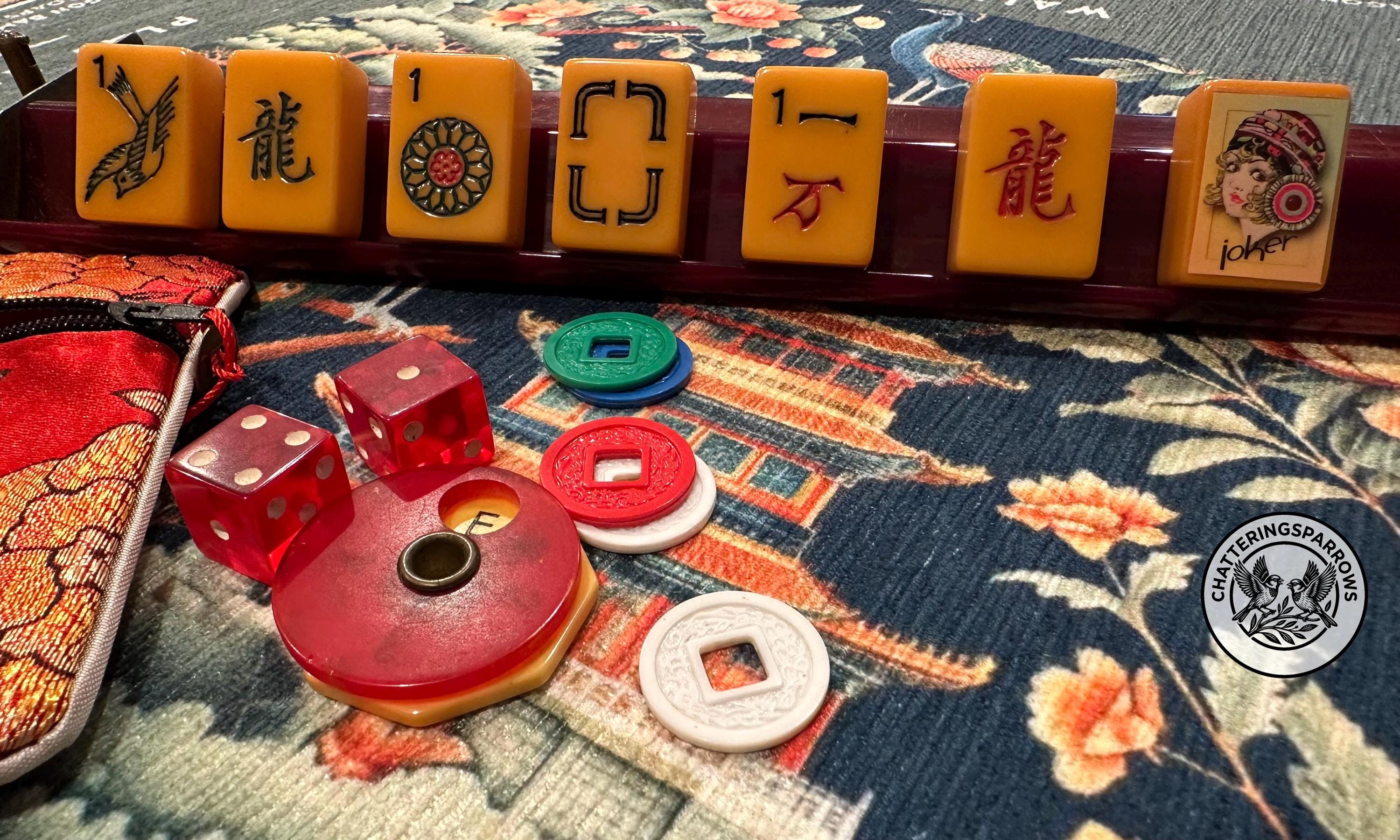 Jeu de Mahjong (1) - Bambou, Os - Hong Kong - 1968