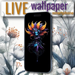 Fantasy Fairy Live Wallpaper Pack | Moving Vibrant Background | Mythical Creature Theme for iPhone & Android