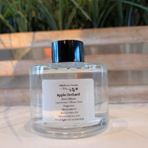 Diffuseur de parfum d'ambiance à la pomme, sans flamme, parfum fruité pour la salle de bain et le salon, huile d'aromathérapie non toxique
