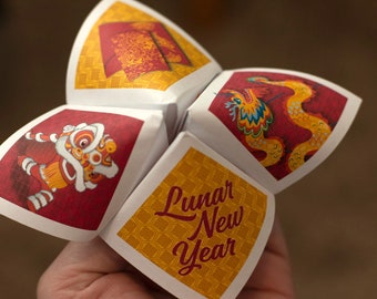 Print Your Own - Lunar New Year Cootie Catcher