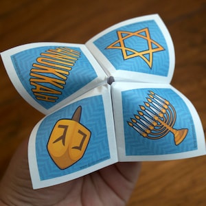 Imprimez votre propre - Hanukkah Cootie Catcher