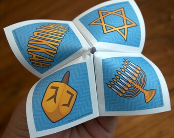 Print Your Own - Hanukkah Cootie Catcher