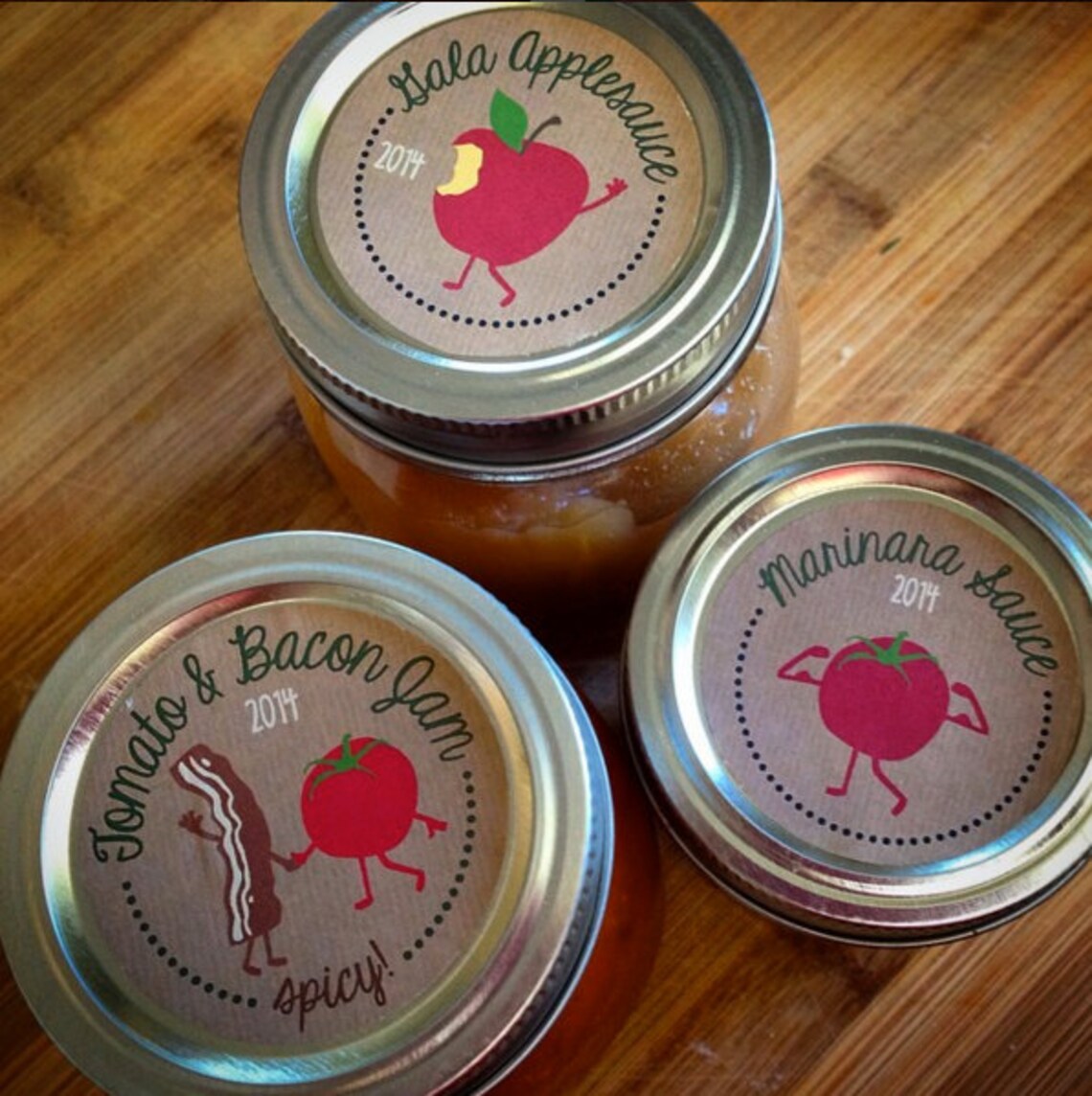 Custom Jam Labels for Mason Jars Print Your Own Etsy