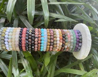 Braccialetto di perline di cristallo fatto a mano per donna, regalo di gioielli con pietre preziose naturali, delicato braccialetto impilabile con