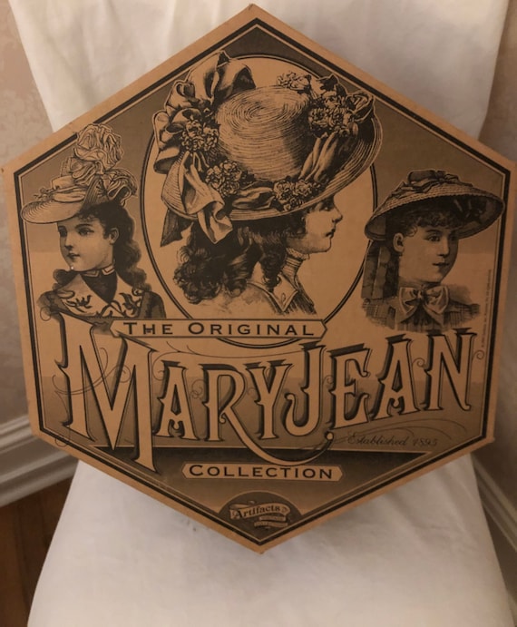 Gorgeous Vintage Hatbox the Original Mary Jean Collection