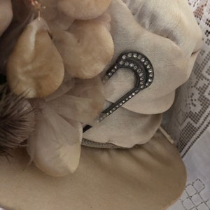 Wonderful Edwardian Net Hat with Flower