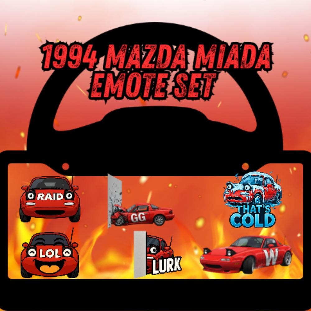 【♬♪♡mada♡♪♬】 1994 Mazda Miada 6 Pk Set of Emotes - Etsy