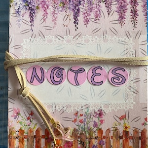 Pink Flower Notebook
