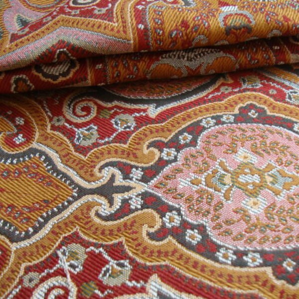 1 yard de 55" large Vintage poids léger tissu d'ameublement pour rideaux chaise coussins Ottomans bancs canapé décoration marocaine RA