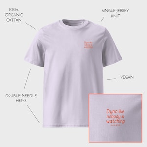 Bouldering T-Shirt - &quot;Dyno like Nobody is Watching&quot; by Anorok - Tee Unisex Climbing Shirt