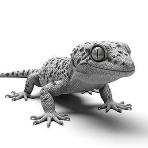Geckoödla STL: 3D-utskriftsmodell för resintryck